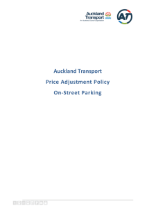 AT On-Street Price Adjustment Policy