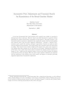 Asymmetric Price Adjustment and Consumer Search