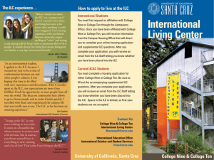 International Living Center - Housing