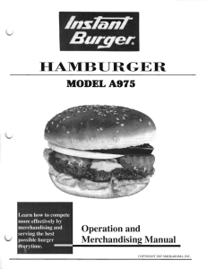 hamburger - Smokaroma