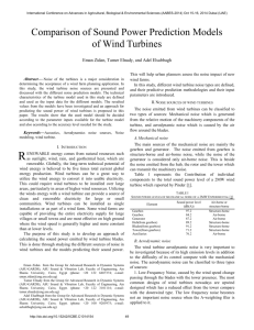 Comparison of Sound Power Prediction Models of Wind Turbines