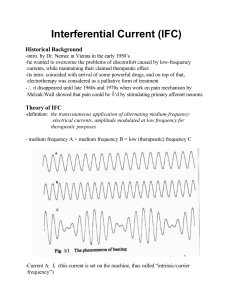 Interferential Current (IFC)