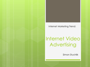Internet Video Advertising