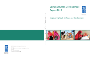 Somalia Human Development Report 2012