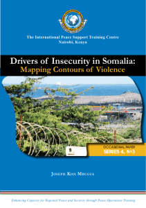 Drivers of Insecurity in Somalia