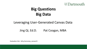 Big Questions Big Data