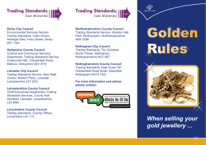 Golden rules when selling your gold jewellery