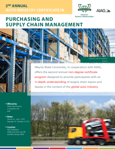 purchasing and supply chain management