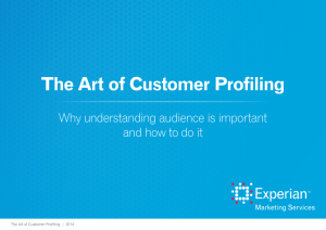 The Art of Customer Profiling