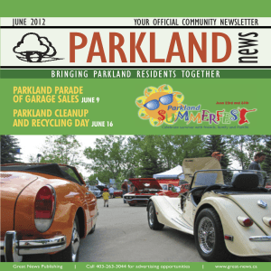 parkland parade of garage sales june 9 parkland cleanup and