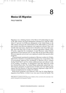 Mexico-US Migration - Institute for International Economics