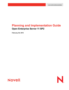 OES 11 SP2: Planning and Implementation Guide