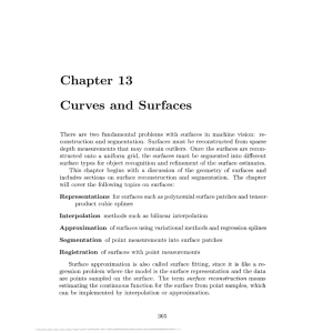 Chapter 13. Curves and Surfaces (pp. 365-405)