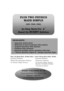 plus two physics made simple