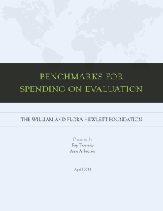 Benchmarks for Spending on Evaluation