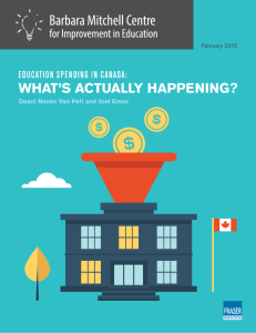 Education Spending in Canada: What's Actually Happening?