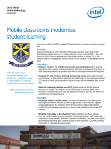 Mobile classrooms modernise student learning