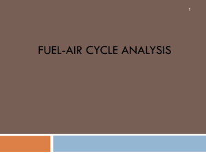 5 Fuel air cycles