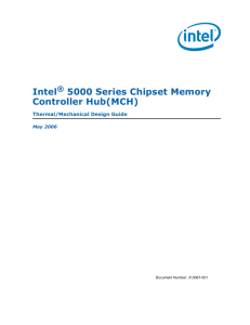 Intel 5000 Series Chipset Memory Controller Hub(MCH)