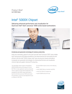 Intel® 5000X Chipset