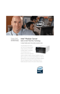 Intel® Modular Server - DOX IT