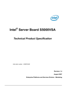 Intel Server Board S5000VSA