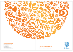 Unilever Pakistan Foods Limited Annual Report 2014PDF