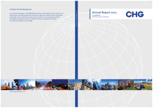 Annual Report 2011 - CHG