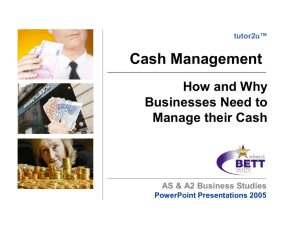 Cash Management