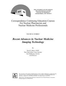 Recent Advances in Nuclear Medicine Imaging Technology