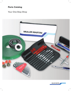 Parts Catalog Your One-Stop Shop