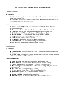 UCF Strategic Planning Commission Members
