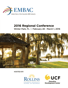 2016 Southeast Conference Agenda