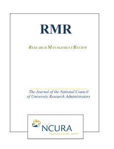 The Journal of the National Council of University