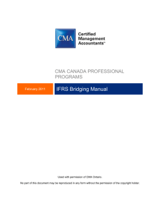 IFRS Bridging Manual
