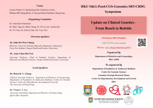 Registration Form - Department of Obstetrics & Gynaecology