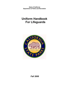 Uniform Handbook For Lifeguards