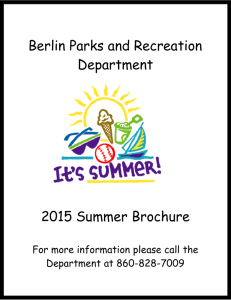 Berlin Parks and Recreation Department