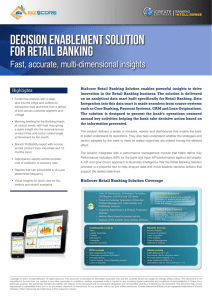 Retail Banking - Informatica Marketplace