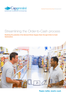 Streamlining the Order-to-Cash process