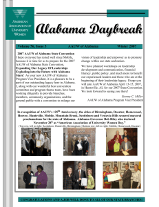 Alabama Daybreak - AAUW of Alabama