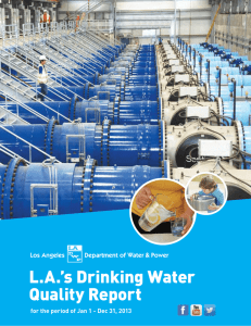 LADWP 2013 Drinking Water Quality Report