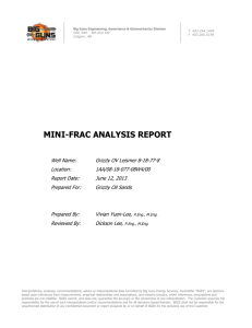 Mini-Frac, Caprock Integrity and Geomechanical