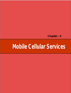 Mobile Cellular Services - Pakistan Telecommunication Authority