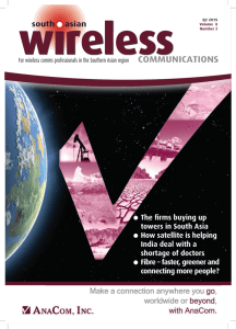 Wireless - South Asian Wireless Communications