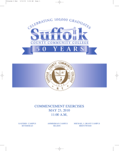 Graduation Program - New Page - Suffolk County Community College