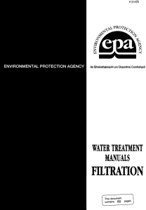 filtration - Environmental Protection Agency