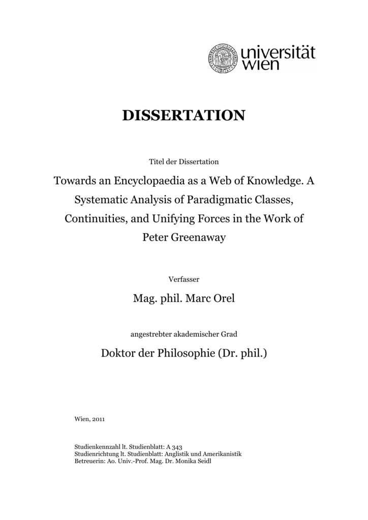 dissertation einreichen e