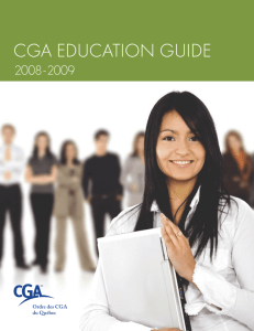 cga education guide
