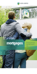 mortgages Choosing the home loan that's best for you